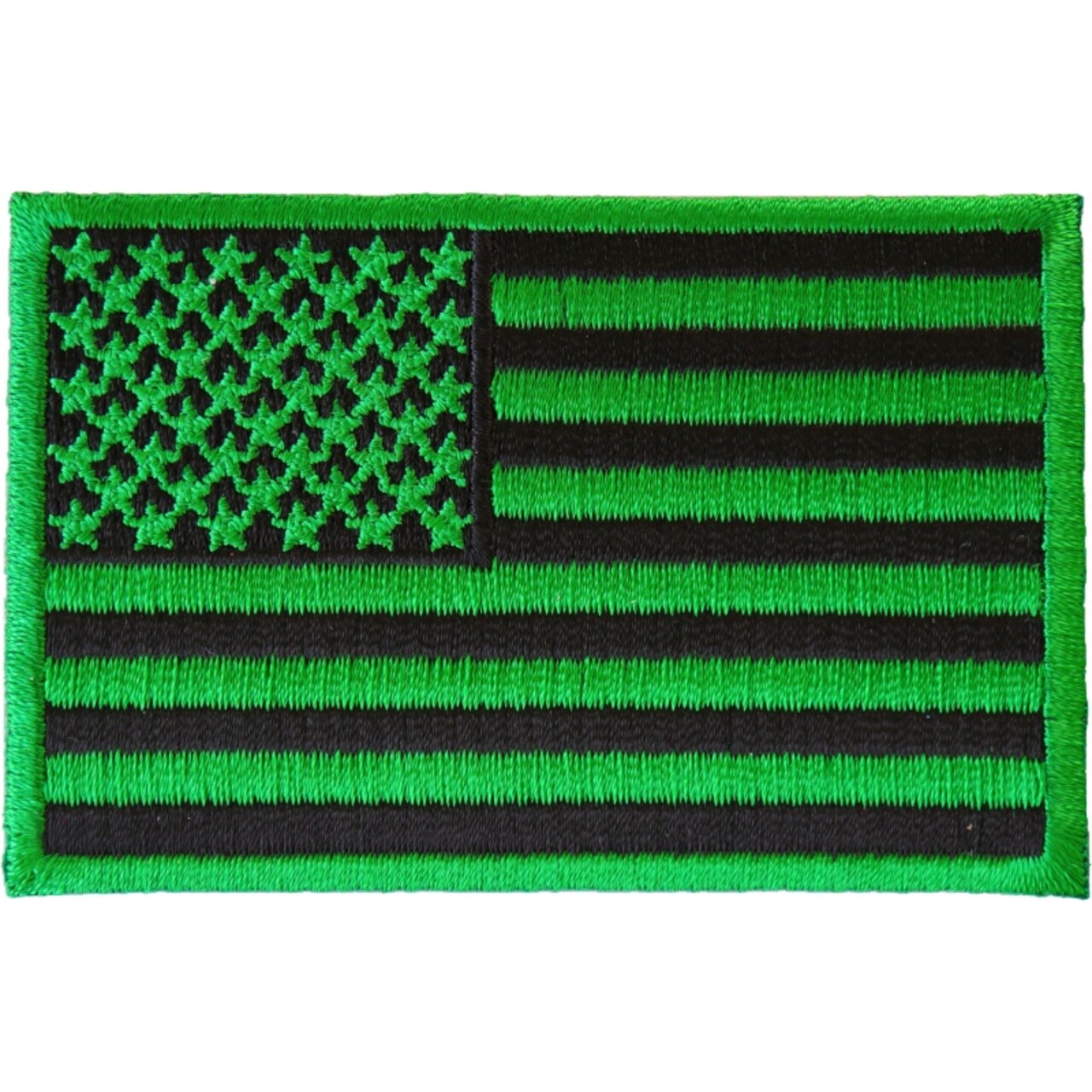 Patch, Embroidered Patch (Iron-On or Sew-On), Kelly Green American